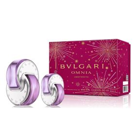 BVLGARI OMNIA AMETHYSTE 2 PCS SET: 3.4 EAU DE TOILETTE SPRAY + 0.5 EAU DE TOILETTE SPRAY