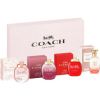 COACH 4 X 0.15 EAU DE PARFUM MINI SET FOR WOMEN: FLORAL + WILD ROSE + LOVE + DREAMS SUNSET
