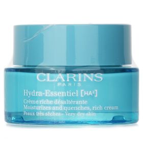CLARINS - Hydra-Essentiel [HA¬≤] Moisturizes And Quenches, Rich Cream (For Very Dry Skin) 098024 50ml/1.6oz