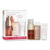 CLARINS - Youthful Radiance Set: Double Serum 30ml+ Cleansing Micellar Water 50ml+ Beauty Flash Balm 15ml 45937/80076604 3pcs