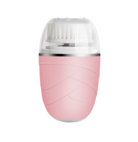 Multifunctional Manual Six-wheel Neck Massager Massage Relieve Roller Massage Tool (Color: Pink)
